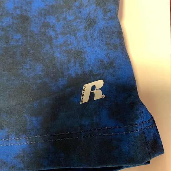 Russell men’s 9”inseam woven shorts blue size S - Picture 3 of 9